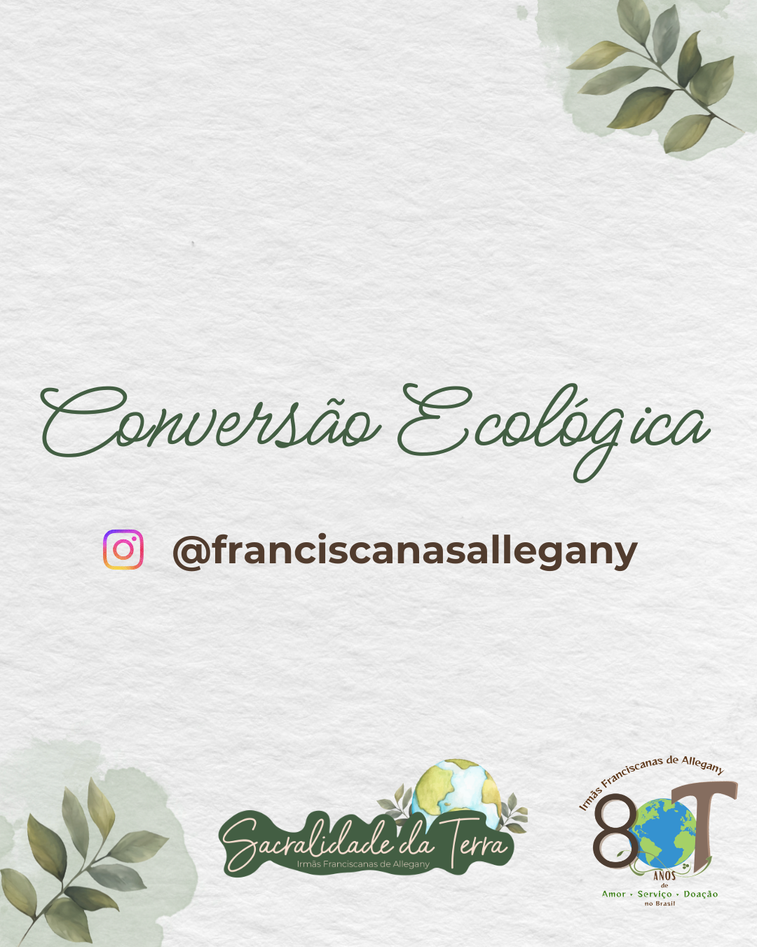 Live fala sobre a Conversão Ecológica, “que precisa ser diária e de todos”